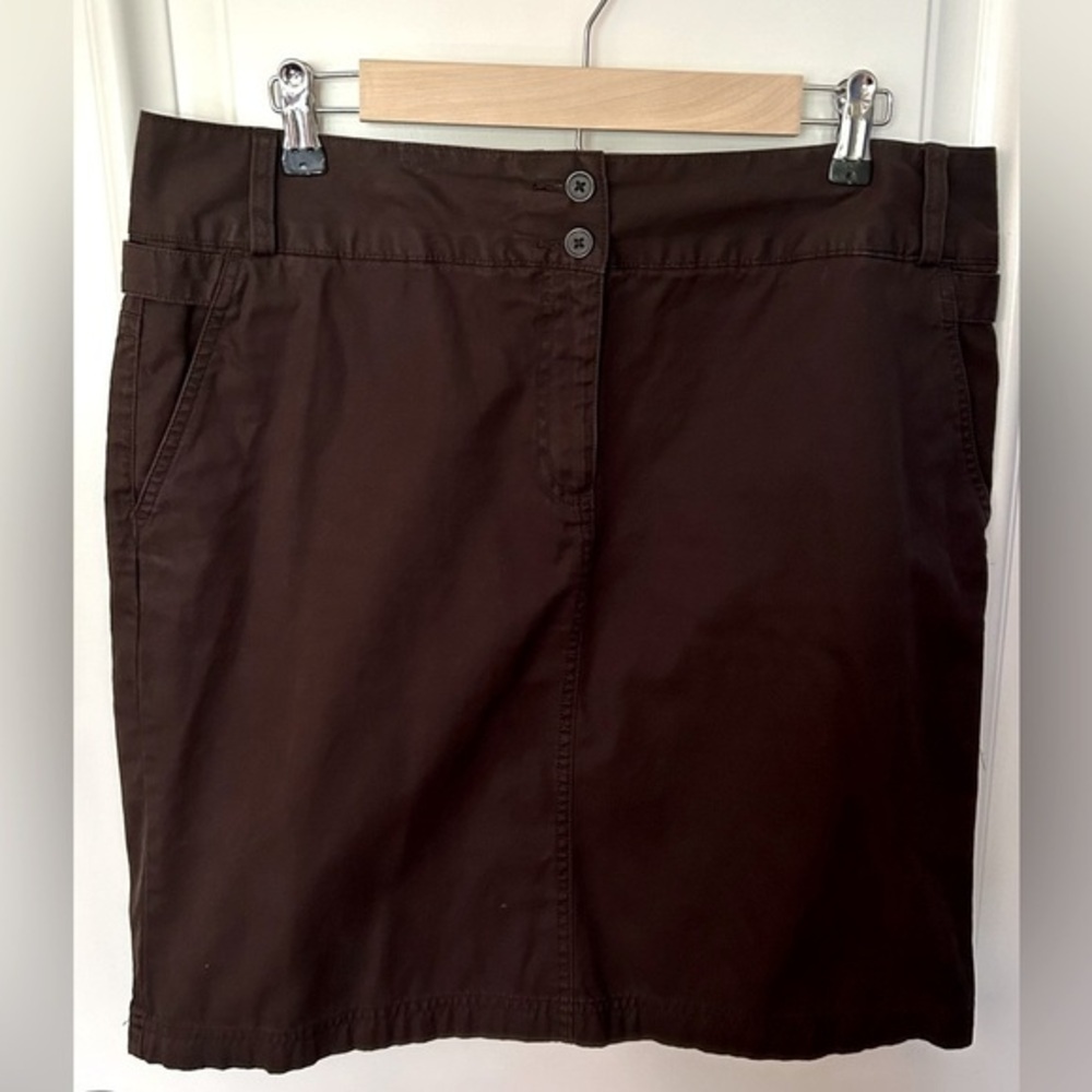 Lands End Cotton Skirt